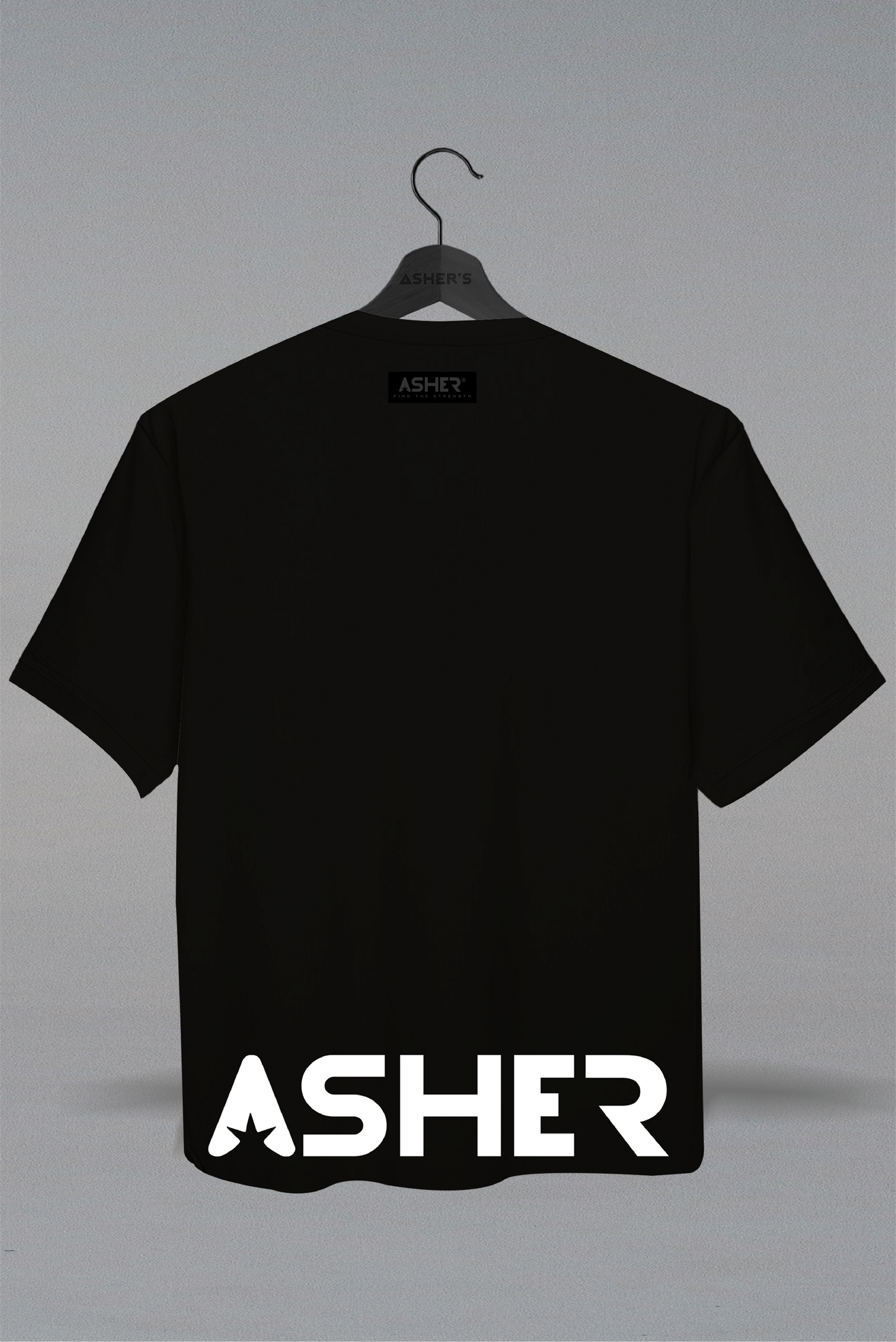 Speed T-shirt Black white logo Oversize